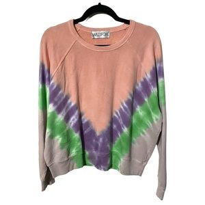 NWOT WILDFOX Tie Dye Sample Sweater